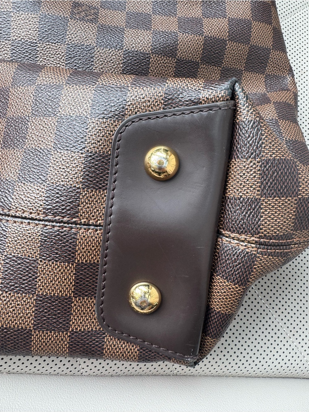 Louis Vuitton Duomo Hobo Ebene Damier Shoulder Bag - Picture 4 of 14